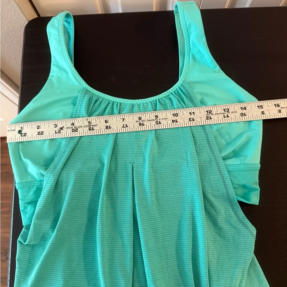 Lululemon Athletica Run Times Tank Heathered Bali Breeze